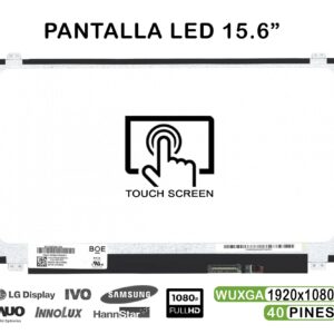 ECRÃ LED DE 15.6" TÁTIL PARA PORTÁTIL NT156FHM-T00 FHD 40 PINES