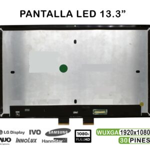 PANTALLA LED DE 13.3" PARA PORTÁTIL HP ENVY X360 13-BD 30 PINES SIN MARCO REACONDICIONADO
