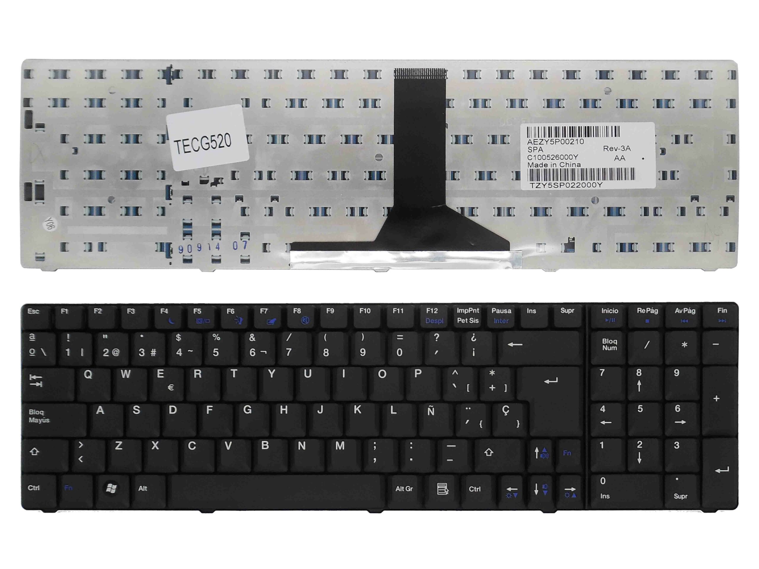TECLADO PARA PORTATIL ACER EMACHINES G420 G520 G620 G720