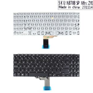 TECLADO PARA PORTATIL ASUS X515 X515DA X515EA X515J X515JA X515UA X515MA PRETO