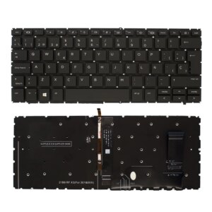 TECLADO RETROILUMINADO PARA PORTÁTIL HP ELITEBOOK 830 G9 840 G9, PRETO