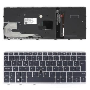 TECLADO RETROILUMINADO PARA PORTÁTIL HP ELITEBOOK 830 G5 830 G6 735 G3 836 G5 730 G5 730 G6 12-0153C-DZ01-K19