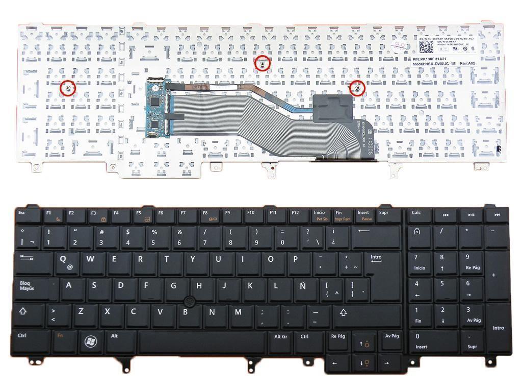 TECLADO PARA PORTATIL DELL LATITUDE E6520