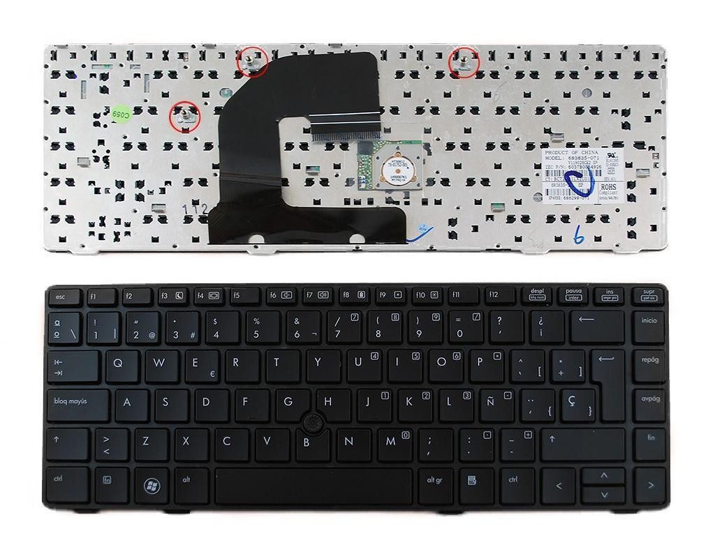 TECLADO PARA PORTATIL HP ELITEBOOK 8460P COM POINTSTICK 700945-DD1, 702651-DD1