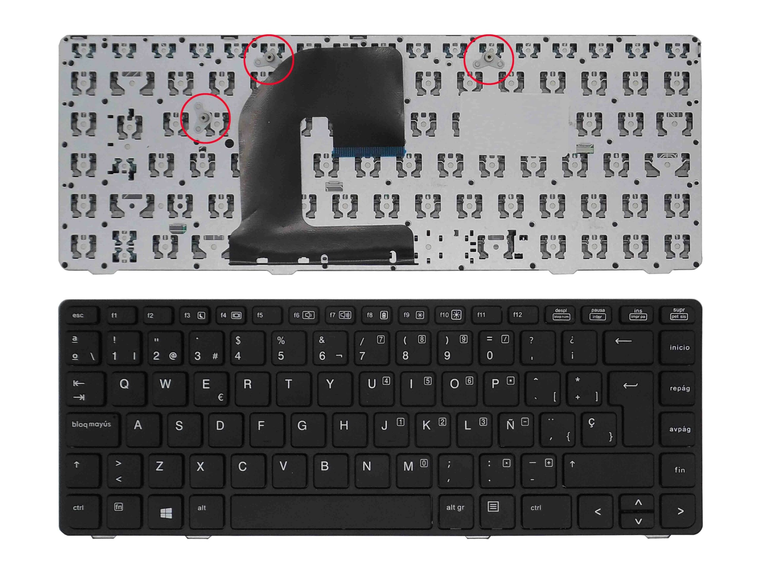 TECLADO PARA PORTATIL HP ELITEBOOK 8460P 8460W SERIES - Image 2