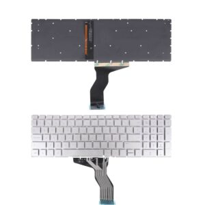 TECLADO PARA PORTATIL HP PAVILION 15-BS COM RETROILUMINAÇÃO PRATA