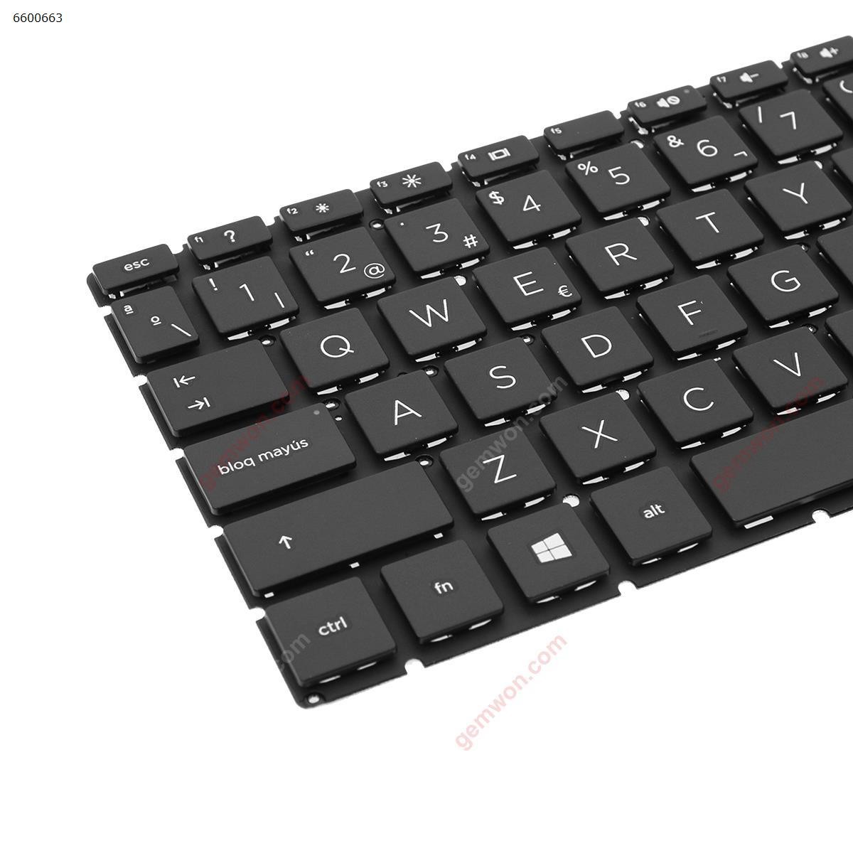 TECLADO PARA PORTATIL HP PAVILION 15-DA 250 255 GEN7 HR04-M YMS-0314-M 9Z.NEZSC.20F NSK-XN0SC INTRO PEQUENO PRETO - Image 4
