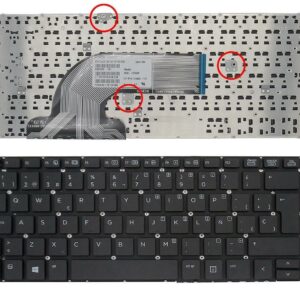 TECLADO PARA PORTATIL HP PROBOOK 440 G0 440 G1 445 G1 PRETO (SIN ESTRUTURA SIN FOIL PARA WIN8)