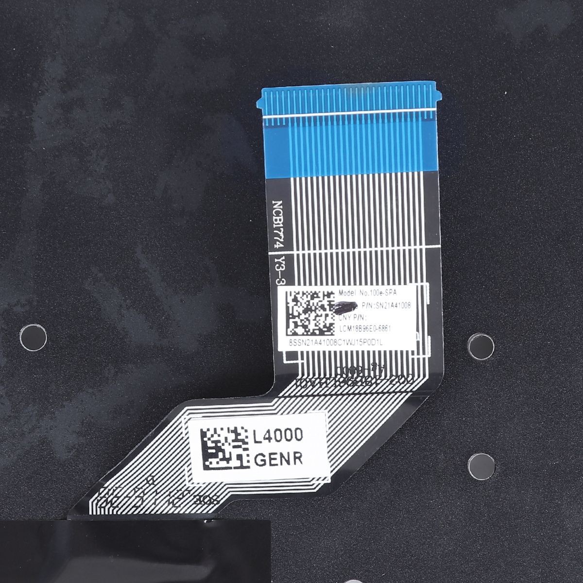 TECLADO PARA PORTÁTIL LENOVO N24 100E 300E 15-0228E-WX03-001 PRETO - Image 5