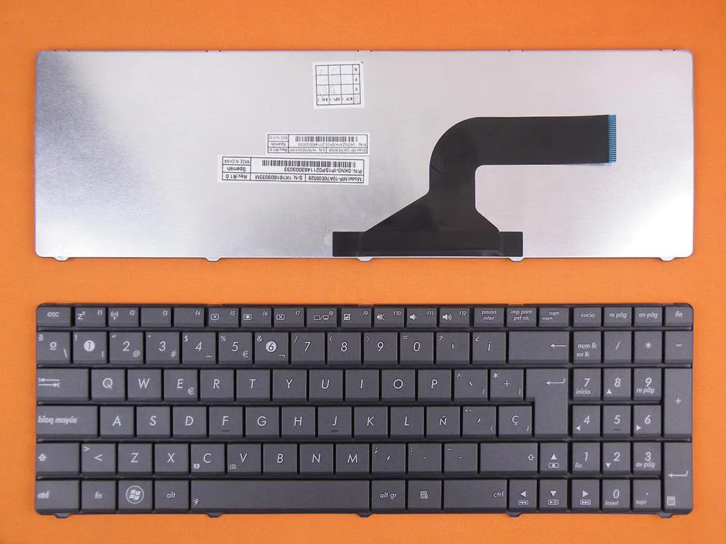 TECLADO PARA LAPTOP ASUS N53 CINZA
