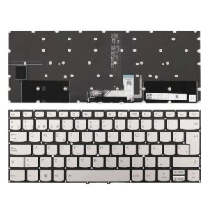 TECLADO PARA LAPTOP COM ILUMINAÇÃO LENOVO YOGA C930-13 C930-13IKB PRATA