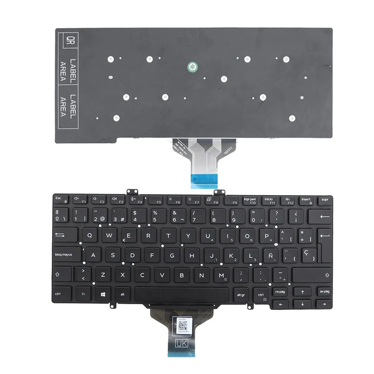 TECLADO PARA LAPTOP DELL LATITUDE 7400 PRETO INTRO GRANDE