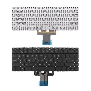 TECLADO PARA LAPTOP HP 14-CD0000 14-CE0000 14-CF0000 14-CK0000 14-CM0000 PRETO