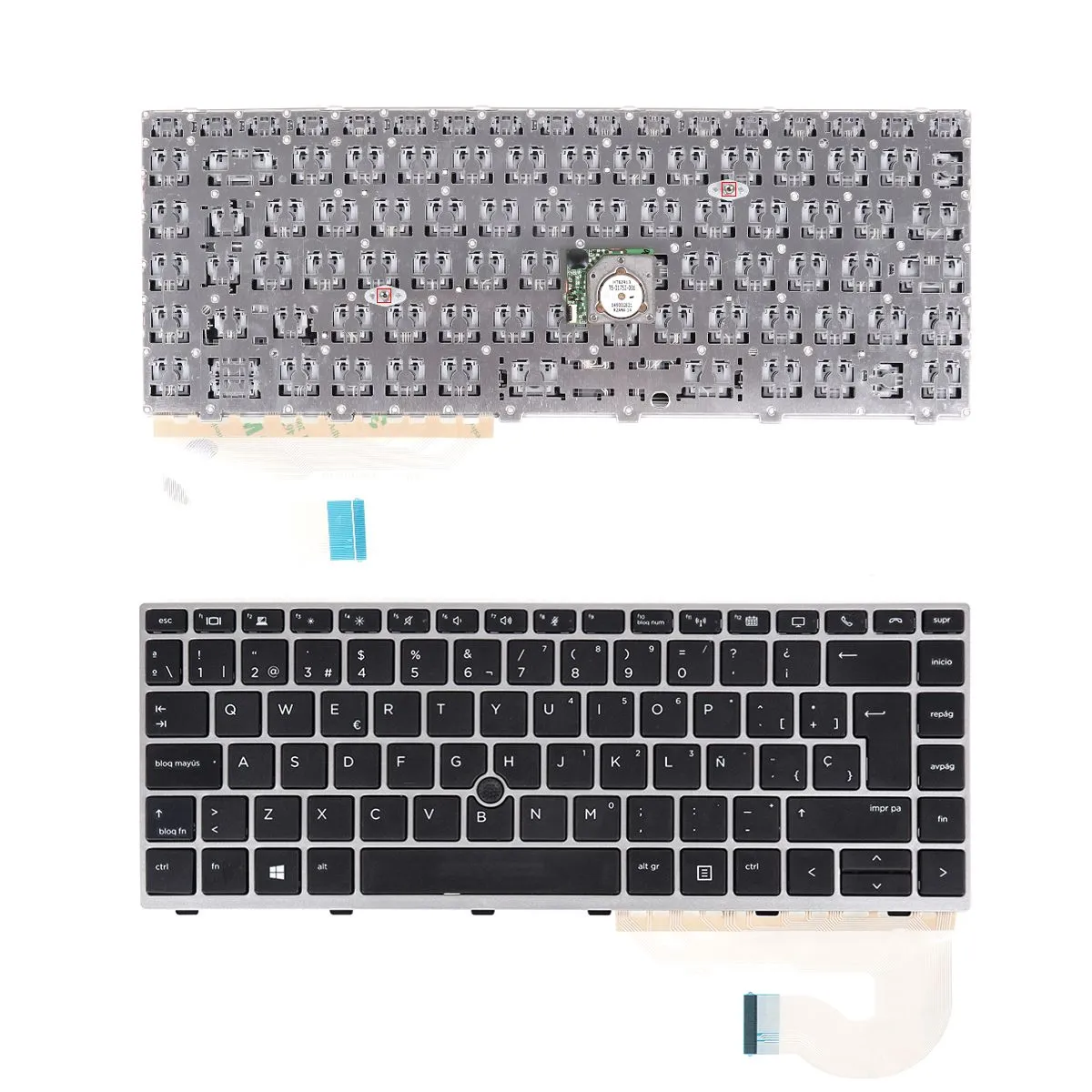 TECLADO PARA HP ELITEBOOK 840 G5 846 G5 840 G6 PRATA