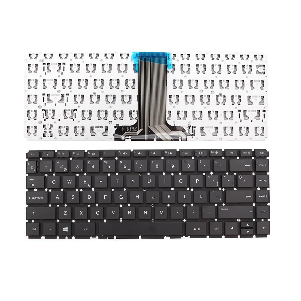 HP PAVILION 14-BS 14-BS000 14-BS100 14-BS500 TECLADO PARA LAPTOP PRETO PEQUENO ENTER