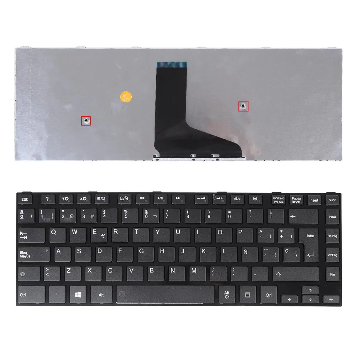 TECLADO PARA LAPTOP TOSHIBA L40 L40-A L40D-A C40-A C40-D C40 S40 PRETO