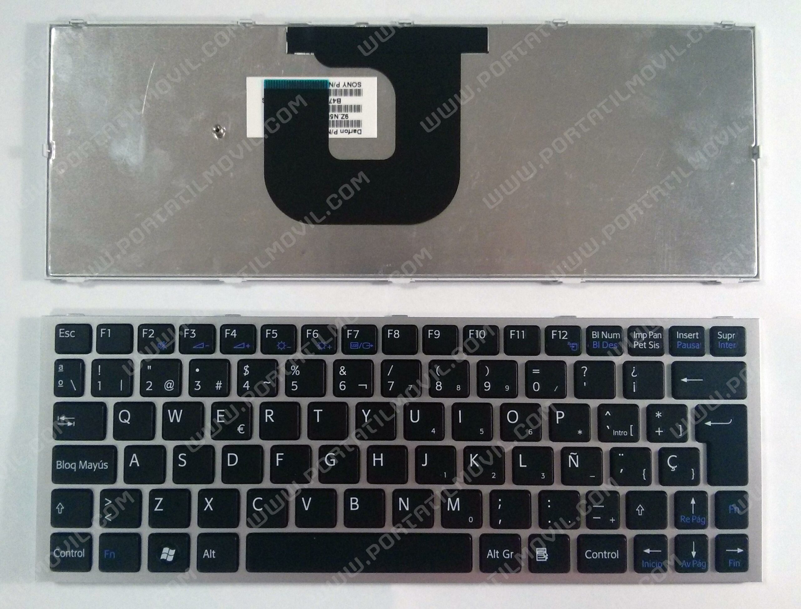 TECLADO PARA PORTATIL SONY VAIO TECLADO SONY VAIO PCG-31311U VPC-YB 9Z.N5USW.00S SC0SW YA