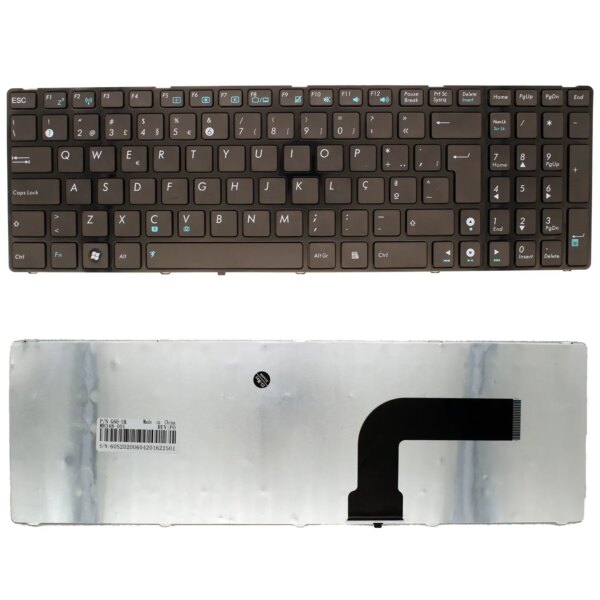 TECLADO PARA PORTATIL ASUS N61 N61V N61W N61J N61JA N61JQ N61JV N61VF PORTUGUÊS