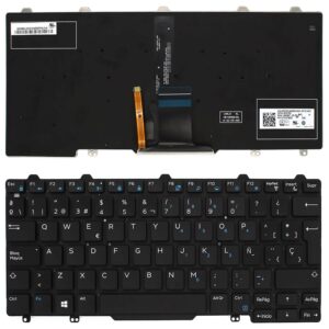 TECLADO BACKLIT PARA PORTATIL DELL LATITUDE E7250 EN ESPANHOL
