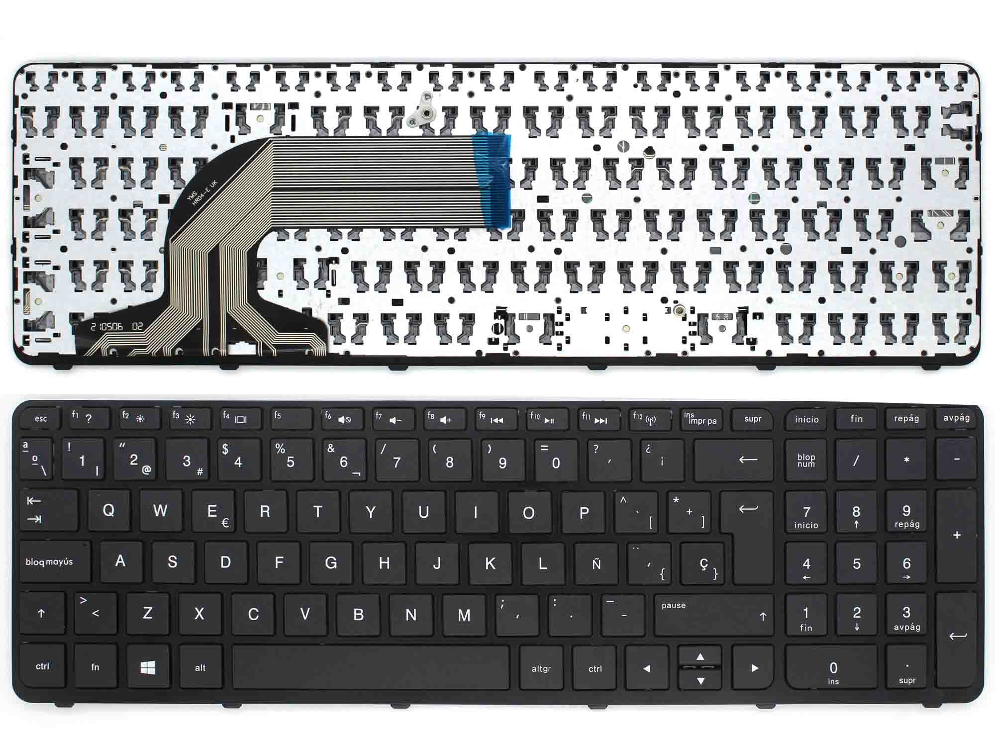 TECLADO PARA PORTATIL HP PAVILION 250 G3 SERIES 255 G3 SERIES 15-E 15-H 15-N 749658-071