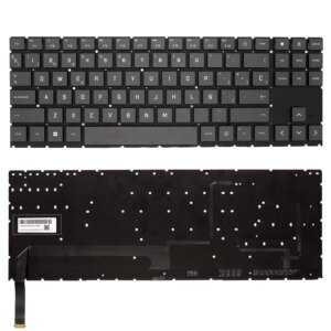 TECLADO PARA PORTÁTIL HP OMEN 15-EK 15-EC 15-EN 16-B SERIES V193446CS1 PRETO COM FAIXA LARGA