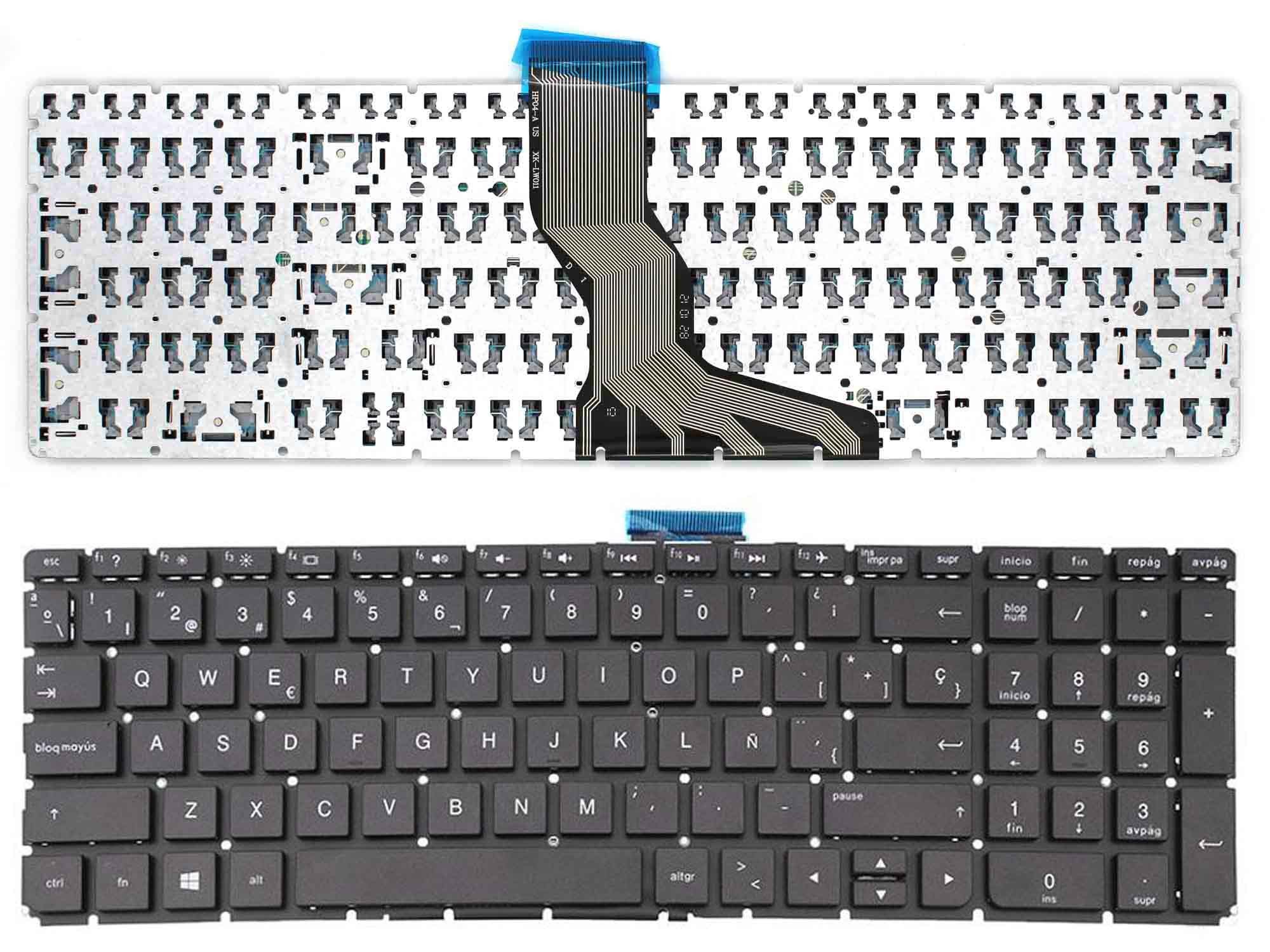 TECLADO PARA PORTATIL HP 15-BS 15-BW021NS 15-BW021NV 9Z.NE1BW.101 (INTRO PEQUENO)