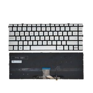 TECLADO DE PORTÁTIL HP PAVILION X360 14-DW / 14-DWXXX SÉRIE L96530-071 PRATA