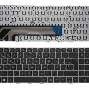 TECLADO PARA PORTATIL HP PROBOOK 4535S 4530S 4730S COM ESTRUTURA EN PRATA