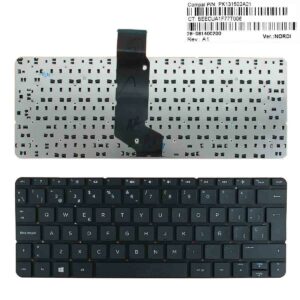 TECLADO PARA PORTATIL HP PAVILION 11-N PRETO SIN ESTRUTURA