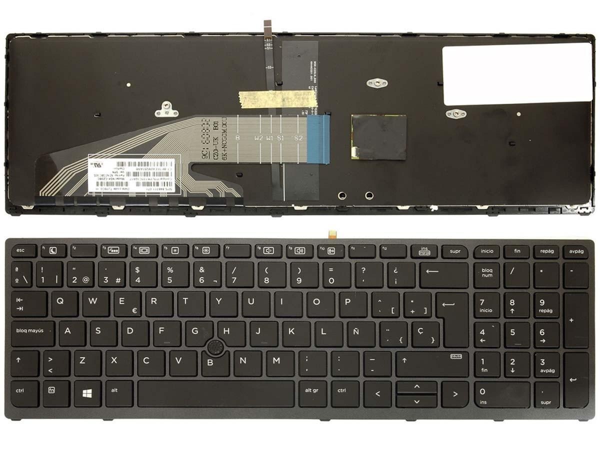 TECLADO BACKLIT PARA PORTATIL HP ZBOOK 15 G3