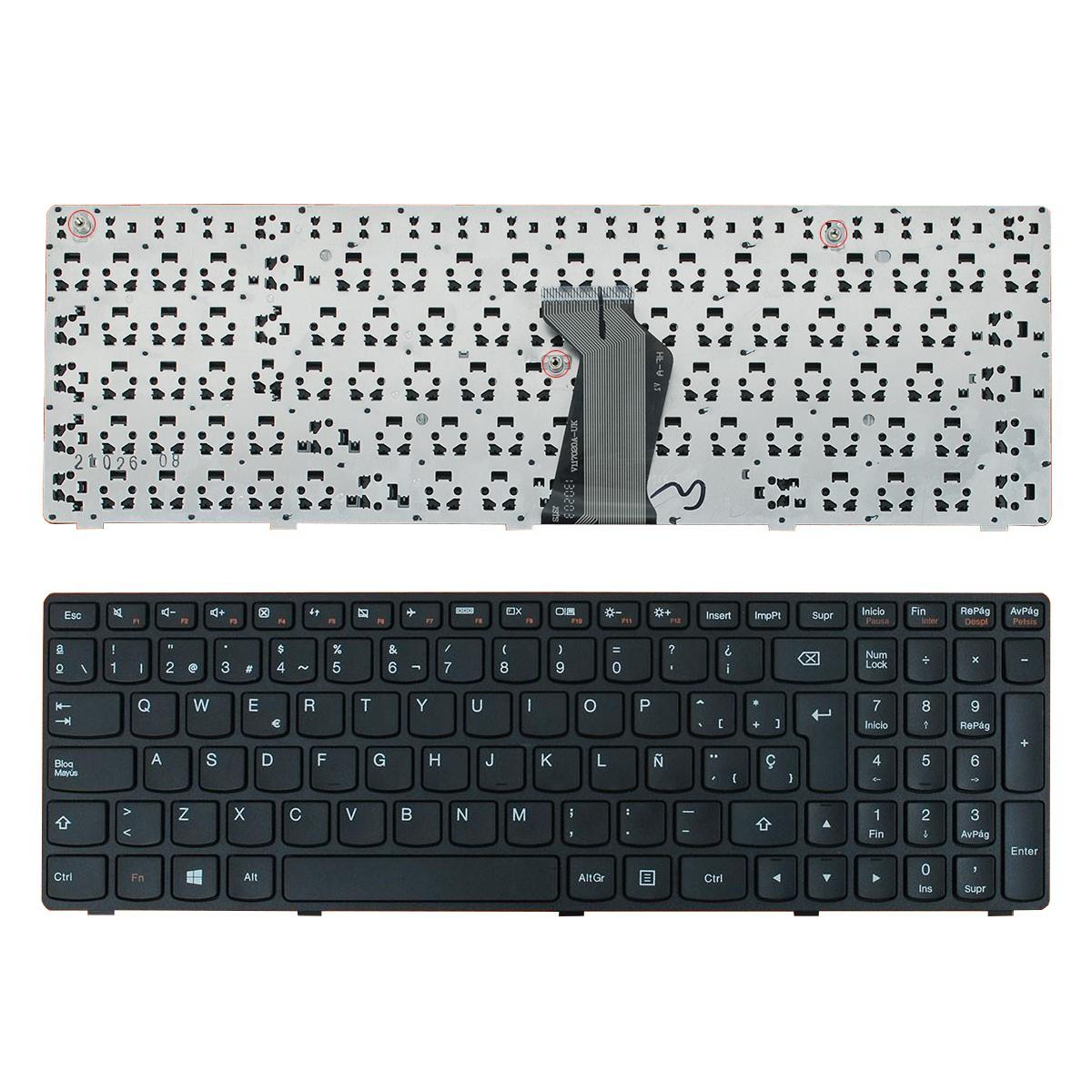 TECLADO PARA PORTATIL LENOVO IDEAPAD Z560 Z560A Z565A G570 PRETO