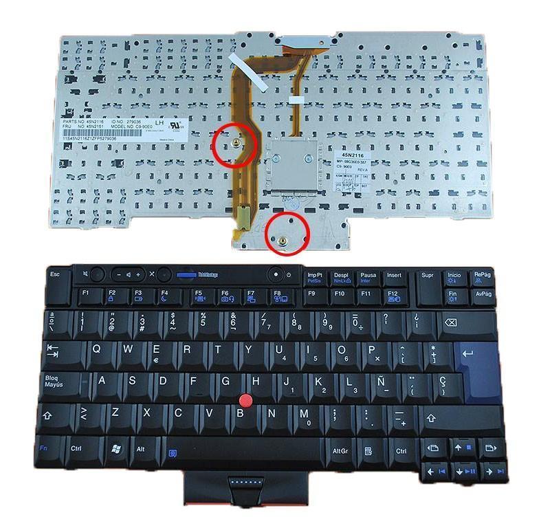 TECLADO PARA PORTATIL LENOVO THINKPAD T400S T410 T410I T410S T420 X220