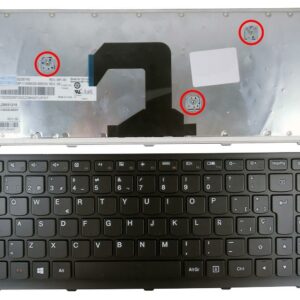 TECLADO PARA PORTATIL LENOVO U410 PRETO COM ESTRUTURA PRETO