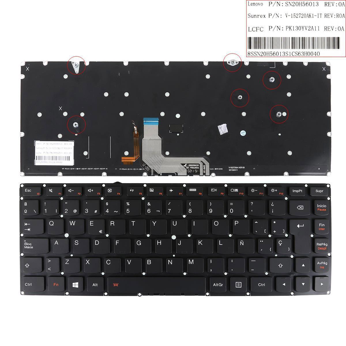 TECLADO PARA PORTATIL LENOVO YOGA 900 900-13ISK 900-13ISK2