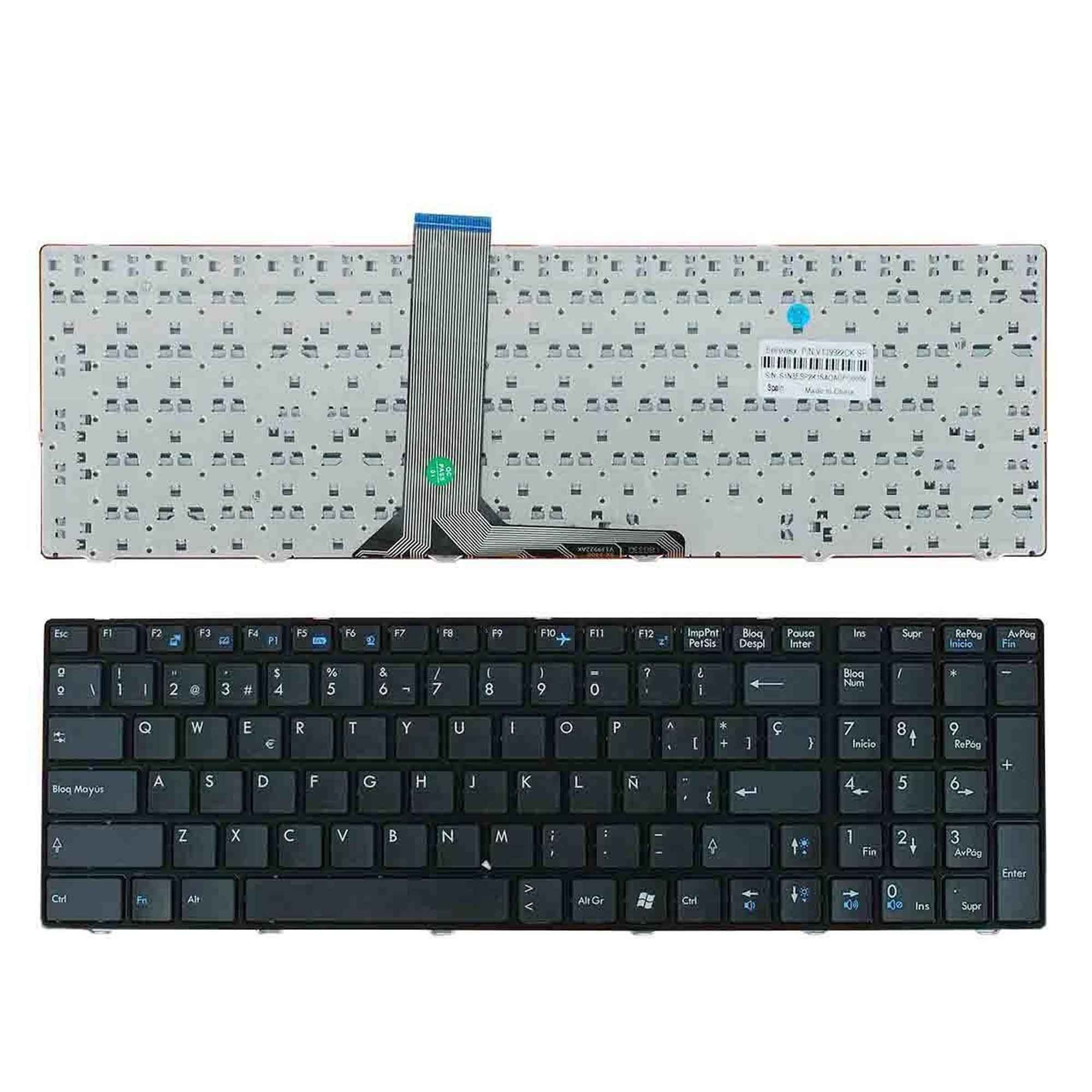TECLADO PARA PORTATIL MSI GX60 GE60 GE70 PRETO INTRO PEQUENO