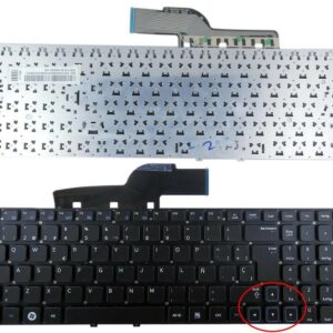 TECLADO PARA PORTATIL SAMSUNG NP300 NP300V5A NP305V5A NP305V4A 9Z.N5QSN.10S VERSÃO 2
