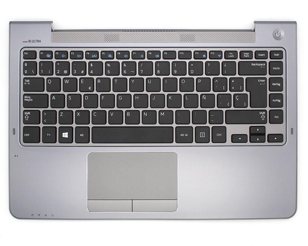 TECLADO COM CARCAÇA MAIS ALTO PARA PORTATIL SAMSUNG NP530U4B NP530U4C