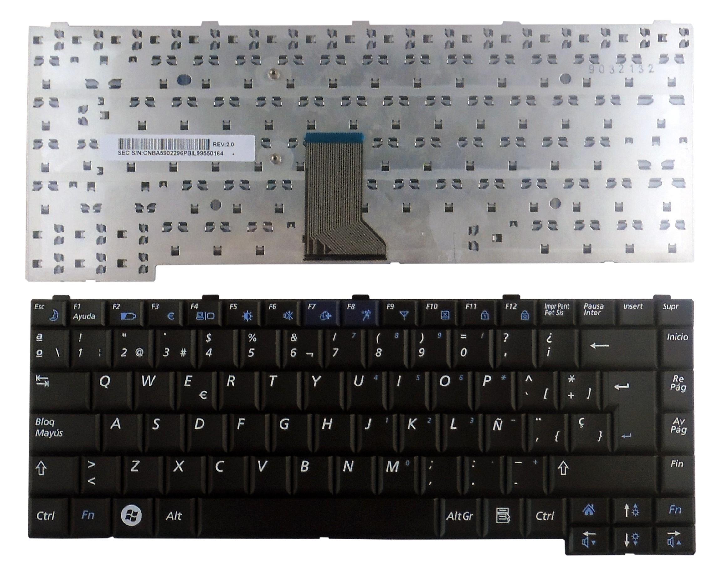TECLADO PARA PORTATIL SAMSUNG R503 R58 R505 NP-R503 NP-R58 NP-R510 NP-R505 R509