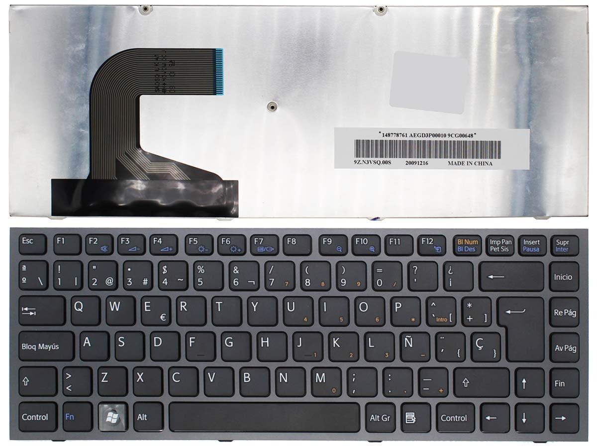 TECLADO PARA PORTATIL SONY VAIO VPC-S PRETO NSK-SA5SQ 0S 9Z.N3VSQ.50S AEGD3P00020 148778251