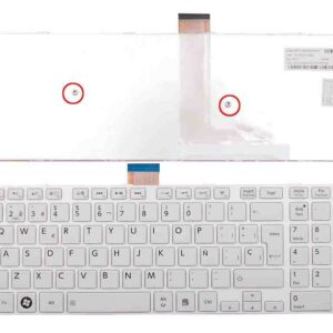 Cópia de TECLADO PARA PORTATIL TOSHIBA S50-A S50D-A S50DT-A S50T-A S55-A S55D-A S55DT-A S55T-A BRANCO RECONDICIONADO
