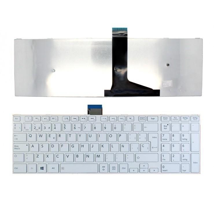 TECLADO PARA PORTATIL TOSHIBA C55-A BRANCO COM ESTRUTURA