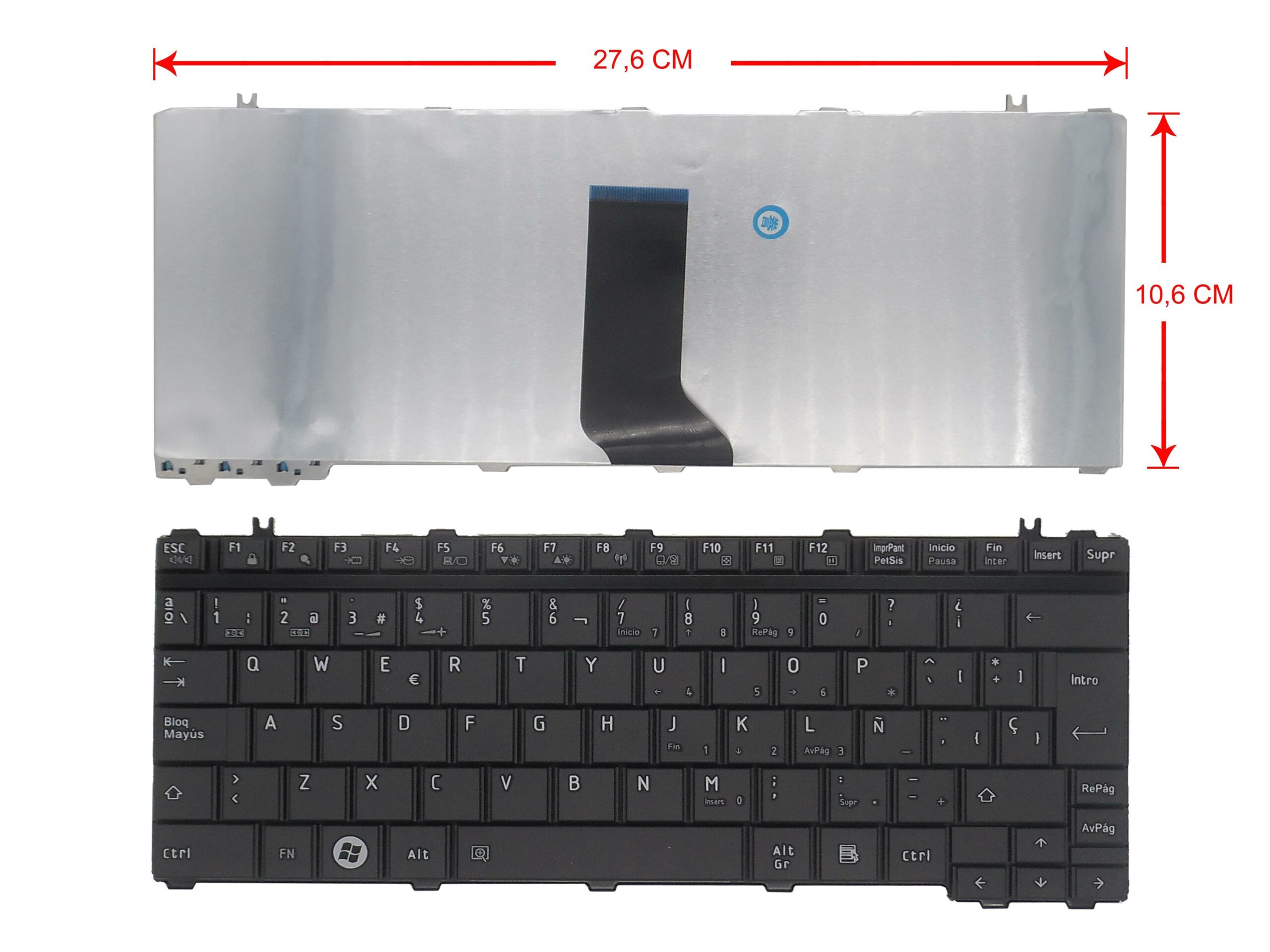 TECLADO PARA PORTATIL TOSHIBA SATELLITE U400 U405 U405D U500 U505 - Image 2