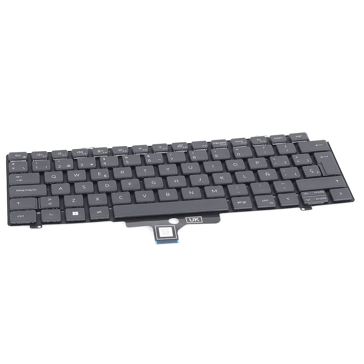 TECLADO PARA PORTATIL DELL LATITUDE 7410 7420 5420 0H4XRJ NSK-EB0BW 01 RETROILUMINADO PRETO - Image 2