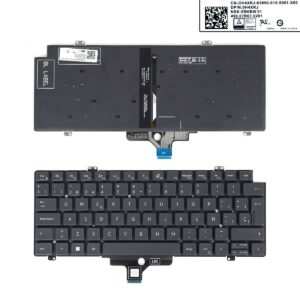TECLADO PARA PORTATIL DELL LATITUDE 7410 7420 5420 0H4XRJ NSK-EB0BW 01 RETROILUMINADO PRETO