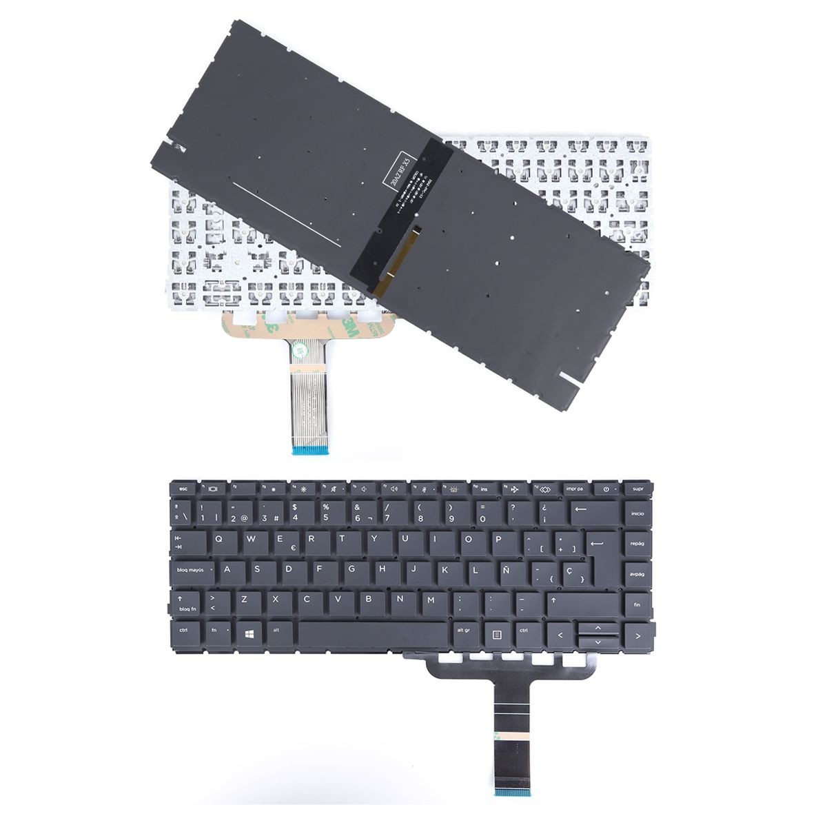TECLADO PARA PORTATIL HP PROBOOK 440 G8 445 G8 PRETO COM LUZ DE FUNDO