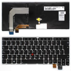 TECLADO RETROILUMINADO PARA PORTATIL LENOVO THINKPAD T460S ESTRUTURA PRATA
