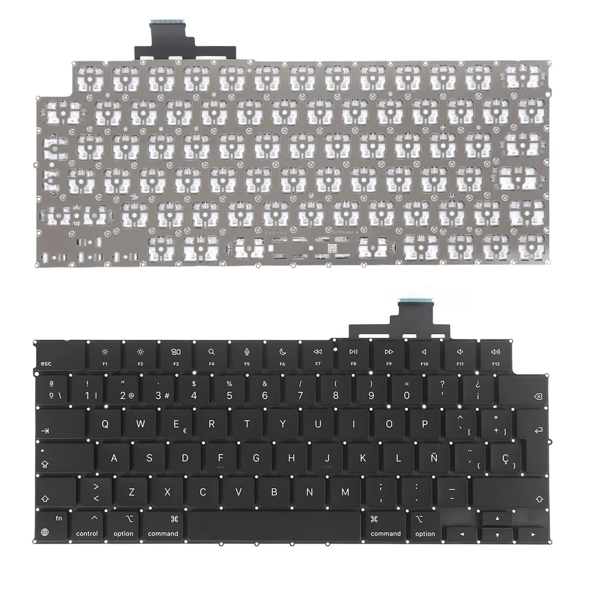 TECLADO RETROILUMINADO PARA LAPTOP APPLE MACBOOK PRO A2681 A2790 (PRETO)