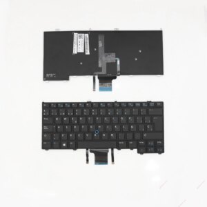 TECLADO PARA LAPTOP COM ILUMINAÇÃO DE FUNDO PARA DELL LATITUDE E7440 E7420 E7240 PRETO