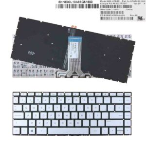 TECLADO BACKLIT PARA PORTATIL HP PAVILION 14-BS 14-BS000 14-BS100 14-BS500 PRATA SIN ESTRUTURA INTRO PEQUENO