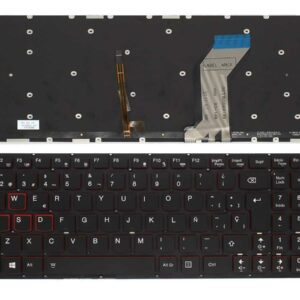 TECLADO BACKLIT GAMING PARA PORTATIL LENOVO IDEAPAD Y700-15 PRETO SIN ESTRUTURA